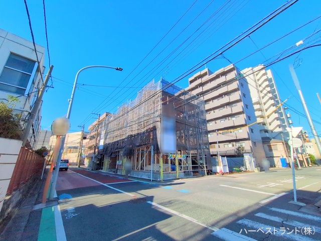 神奈川県川崎市幸区塚越２丁目の新築戸建て上棟写真 2025年3月6日撮影