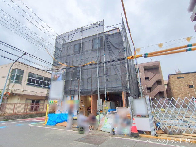 神奈川県川崎市幸区塚越２丁目の新築戸建てシート写真 2025年4月24日撮影