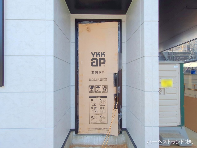 神奈川県川崎市幸区塚越２丁目の新築戸建て外構写真 2025年5月19日撮影