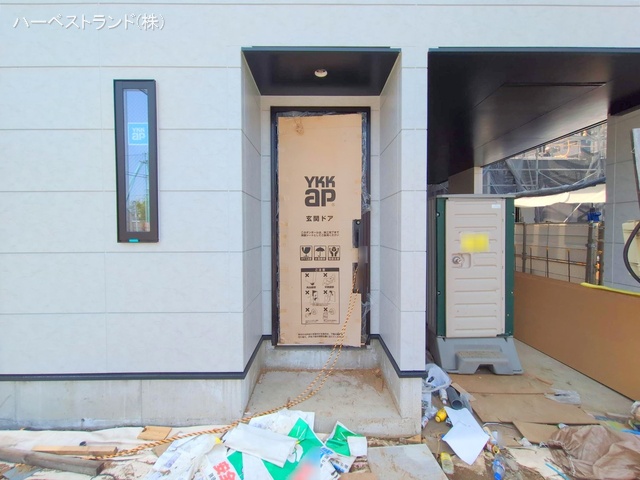 神奈川県川崎市幸区塚越２丁目の新築戸建て外構写真 2025年5月19日撮影