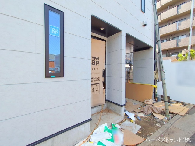 神奈川県川崎市幸区塚越２丁目の新築戸建て外構写真 2025年5月19日撮影