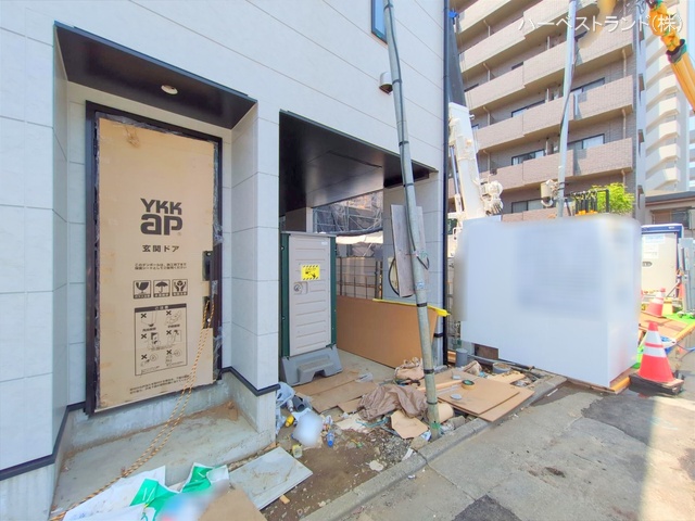 神奈川県川崎市幸区塚越２丁目の新築戸建て外構写真 2025年5月19日撮影