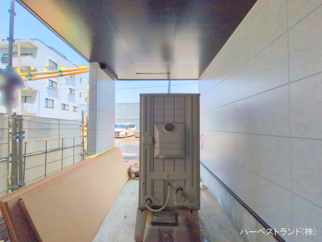 神奈川県川崎市幸区塚越２丁目の新築戸建て外構写真 2025年5月19日撮影