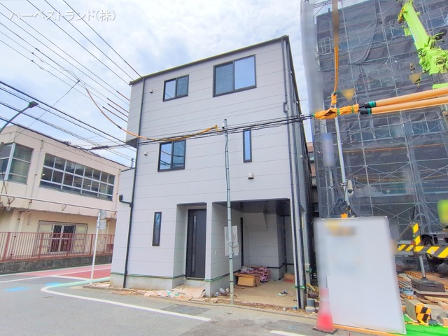 神奈川県川崎市幸区塚越２丁目の新築戸建て外構写真 2025年6月11日撮影