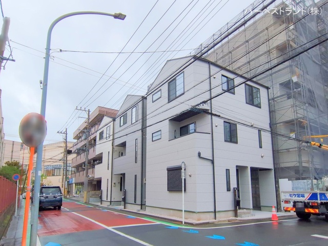 神奈川県川崎市幸区塚越２丁目の新築戸建て外構写真 2025年7月14日撮影
