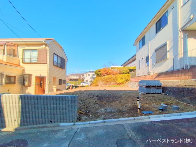 神奈川県横浜市都筑区川和町の新築戸建て更地・土地写真 2025年1月13日撮影