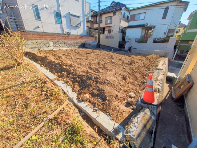 神奈川県横浜市都筑区川和町の新築戸建て更地・土地写真 2025年1月13日撮影