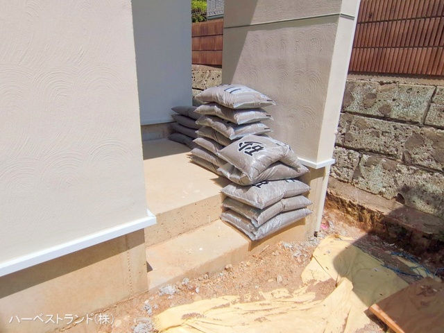 神奈川県横浜市都筑区川和町の新築戸建て外構写真 2025年8月17日撮影