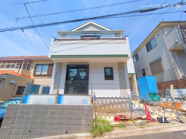 神奈川県横浜市都筑区川和町の新築戸建て外構写真 2025年8月17日撮影