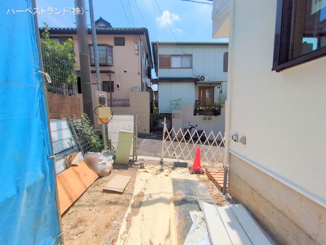 神奈川県横浜市都筑区川和町の新築戸建て外構写真 2025年8月17日撮影