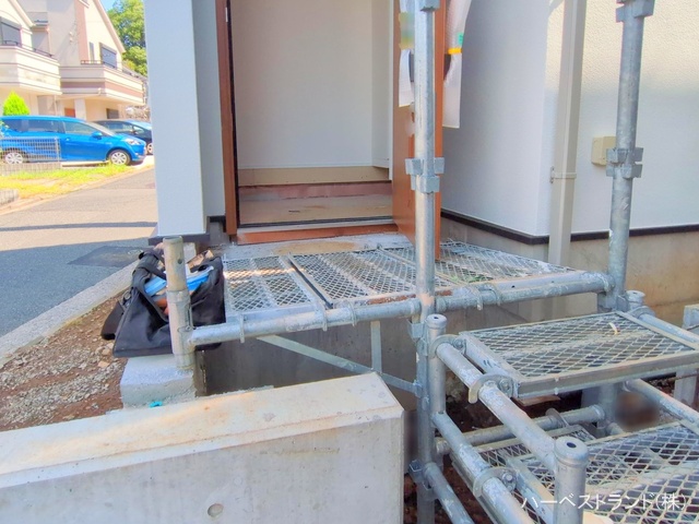 神奈川県横浜市鶴見区北寺尾１丁目の新築戸建て外構写真 2025年9月15日撮影