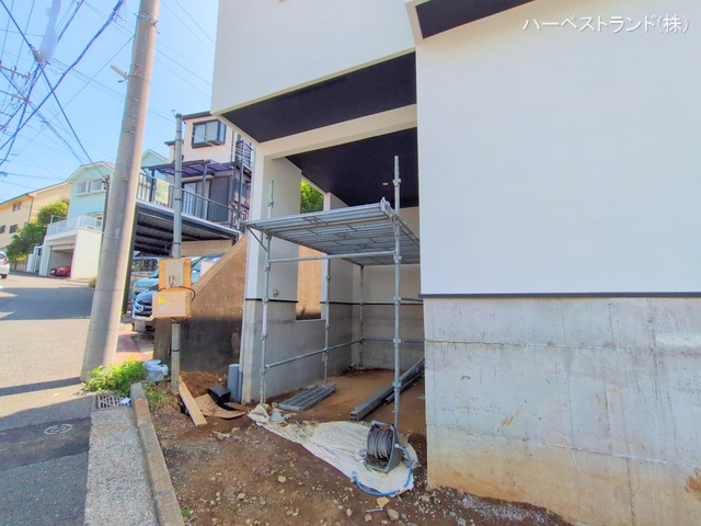 神奈川県横浜市鶴見区北寺尾１丁目の新築戸建て外構写真 2025年9月15日撮影