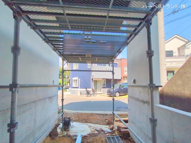 神奈川県横浜市鶴見区北寺尾１丁目の新築戸建て外構写真 2025年9月15日撮影