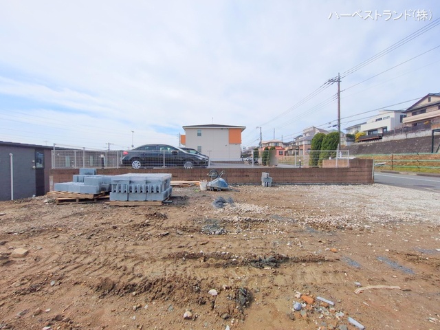 神奈川県横浜市青葉区鴨志田町の新築戸建て更地・土地写真 2025年3月12日撮影