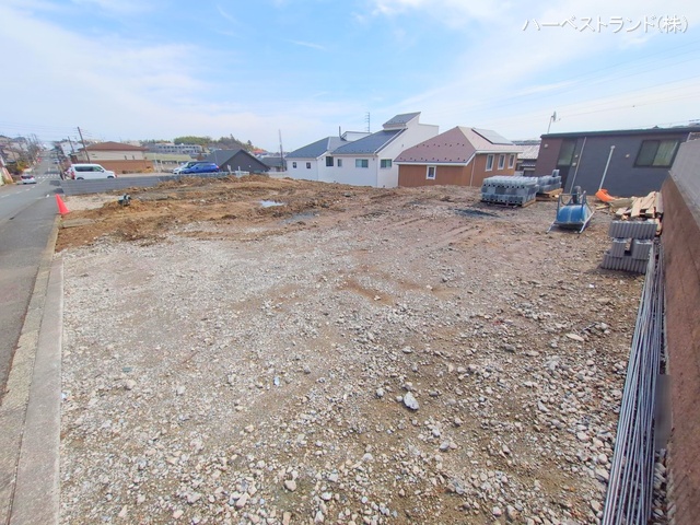 神奈川県横浜市青葉区鴨志田町の新築戸建て更地・土地写真 2025年3月12日撮影