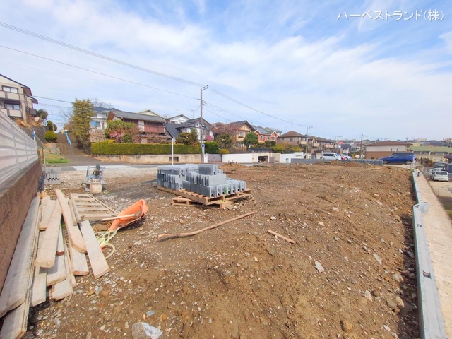 神奈川県横浜市青葉区鴨志田町の新築戸建て更地・土地写真 2025年3月12日撮影