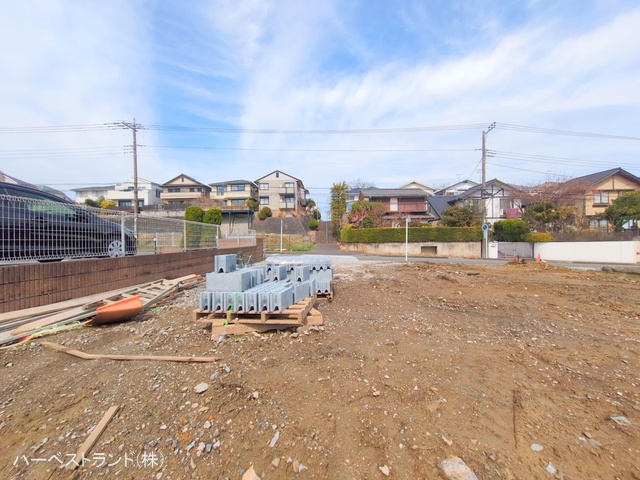 神奈川県横浜市青葉区鴨志田町の新築戸建て更地・土地写真 2025年3月12日撮影