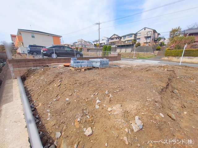 神奈川県横浜市青葉区鴨志田町の新築戸建て更地・土地写真 2025年3月12日撮影