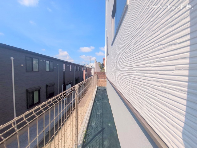 神奈川県横浜市青葉区鴨志田町の新築戸建て外構写真 2025年7月21日撮影