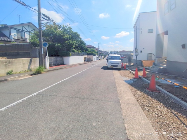 神奈川県横浜市青葉区鴨志田町の新築戸建て外構写真 2025年7月21日撮影