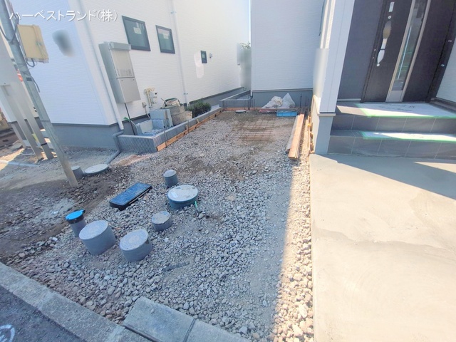 神奈川県横浜市青葉区鴨志田町の新築戸建て外構写真 2025年7月21日撮影