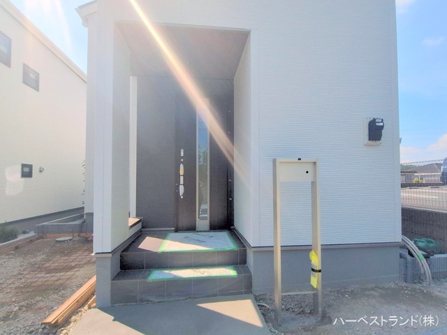 神奈川県横浜市青葉区鴨志田町の新築戸建て外構写真 2025年7月21日撮影