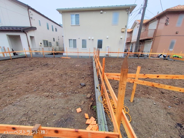 神奈川県川崎市麻生区王禅寺西8丁目の新築戸建て基礎写真 2025年3月4日撮影