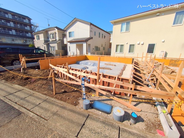 神奈川県川崎市麻生区王禅寺西８丁目の新築戸建て基礎写真 2025年3月20日撮影
