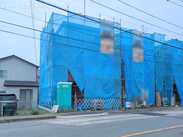 神奈川県川崎市麻生区王禅寺西８丁目の新築戸建て上棟写真 2025年5月21日撮影