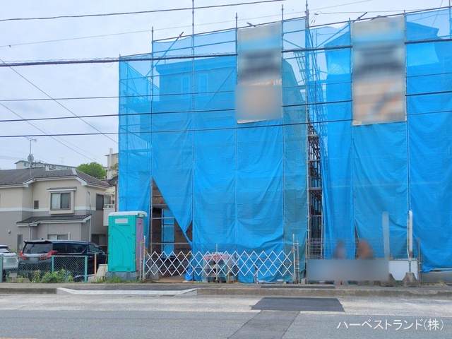 神奈川県川崎市麻生区王禅寺西８丁目の新築戸建て上棟写真 2025年5月21日撮影