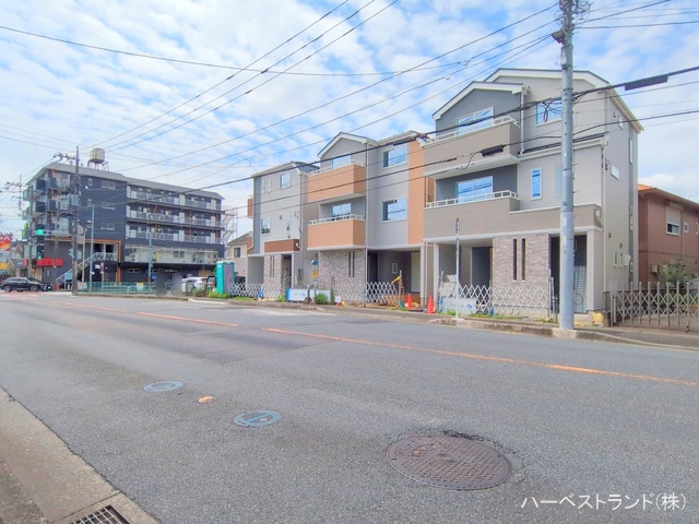 神奈川県川崎市麻生区王禅寺西８丁目の新築戸建て外構写真 2025年8月13日撮影