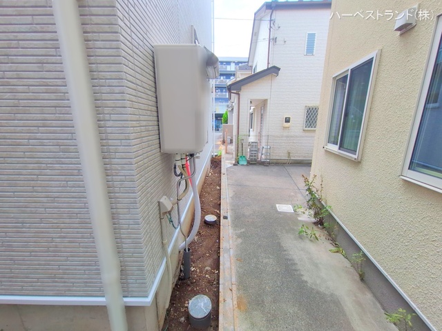 神奈川県川崎市麻生区王禅寺西8丁目の新築戸建て外構写真 2025年8月13日撮影