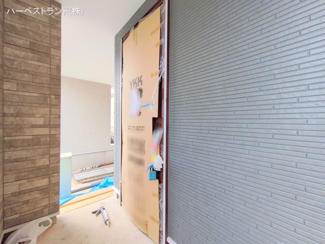 神奈川県川崎市麻生区王禅寺西8丁目の新築戸建て外構写真 2025年8月13日撮影