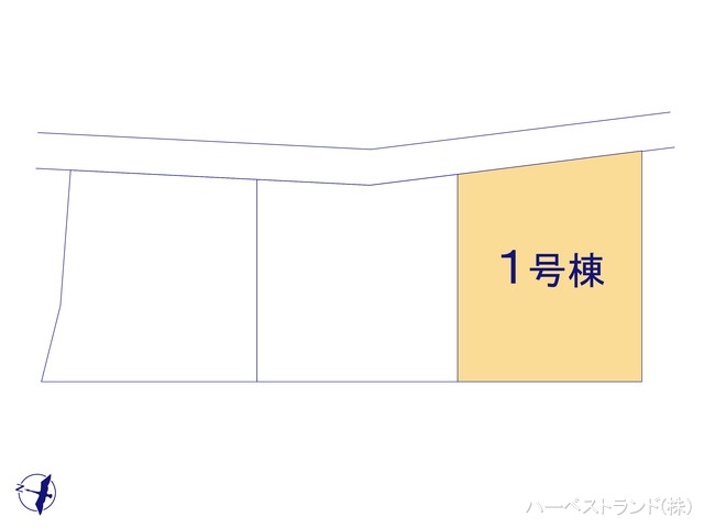 神奈川県川崎市麻生区王禅寺西8丁目の新築戸建て全体区画図 ※図面と異なる場合は現況を優先