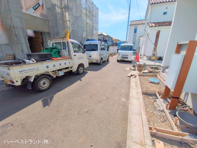 神奈川県相模原市中央区上溝４丁目の新築戸建て外構写真 2025年8月3日撮影
