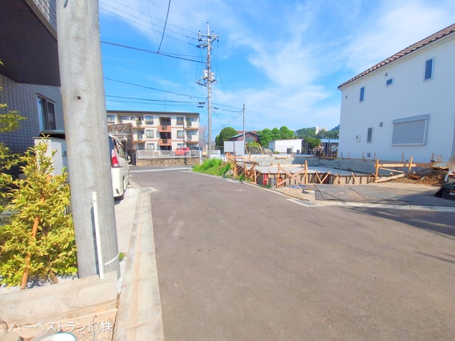 神奈川県相模原市中央区上溝４丁目の新築戸建て外構写真 2025年8月3日撮影