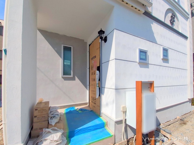 神奈川県相模原市中央区上溝４丁目の新築戸建て外構写真 2025年8月3日撮影