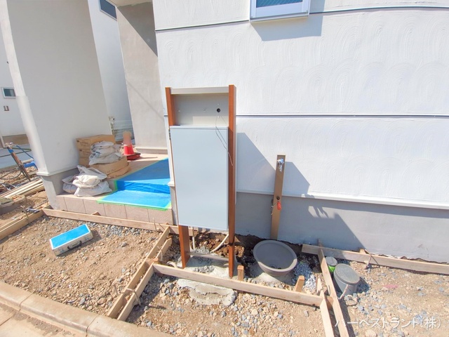 神奈川県相模原市中央区上溝４丁目の新築戸建て外構写真 2025年8月3日撮影