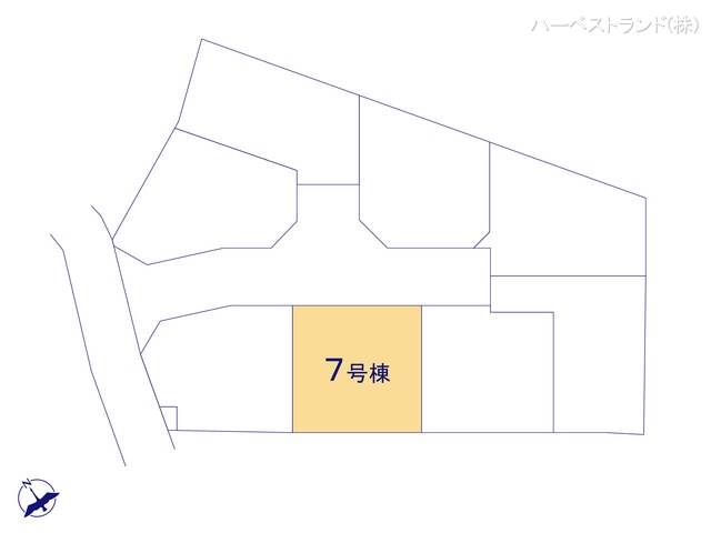 神奈川県相模原市中央区上溝４丁目の新築戸建て全体区画図 ※図面と異なる場合は現況を優先