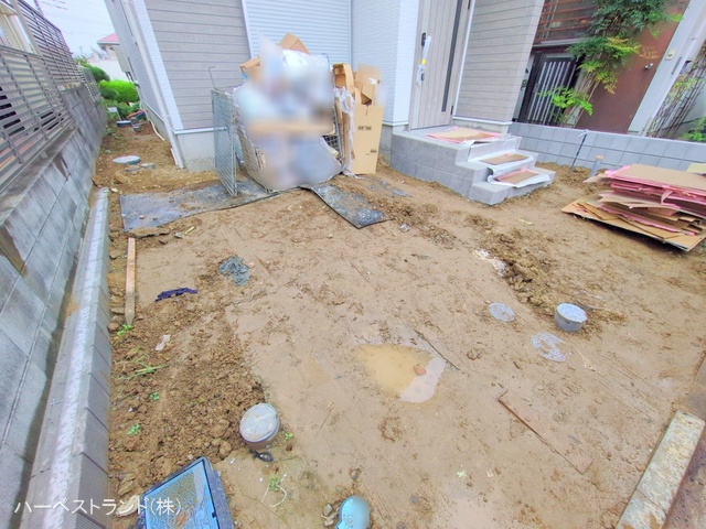 神奈川県川崎市麻生区王禅寺西３丁目の新築戸建て外構写真 2025年10月21日撮影