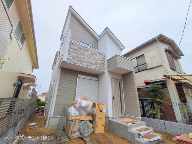 神奈川県川崎市麻生区王禅寺西３丁目の新築戸建て外構写真 2025年10月21日撮影