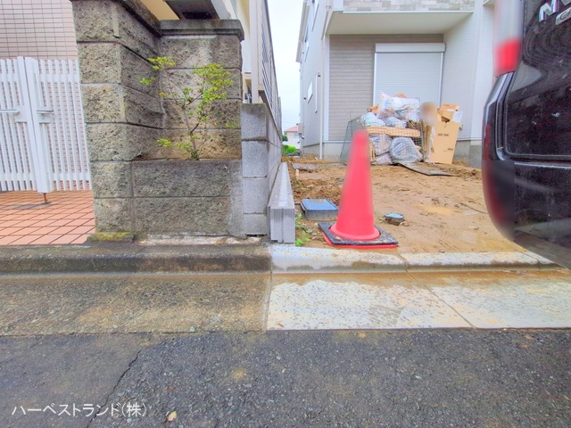 神奈川県川崎市麻生区王禅寺西３丁目の新築戸建て外構写真 2025年10月21日撮影