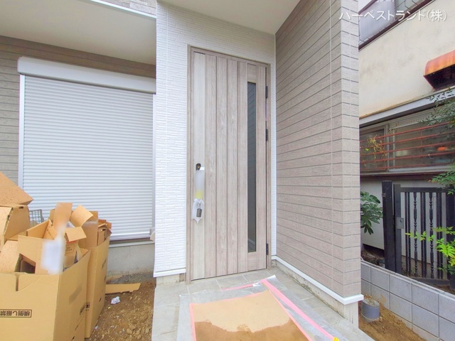 神奈川県川崎市麻生区王禅寺西３丁目の新築戸建て外構写真 2025年10月21日撮影