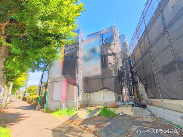 東京都八王子市宇津木町の新築戸建てシート写真 2025年7月17日撮影
