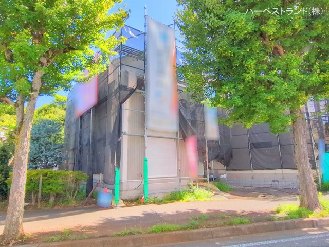 東京都八王子市宇津木町の新築戸建てシート写真 2025年7月17日撮影