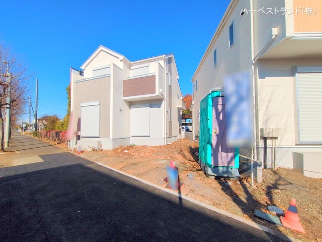 東京都八王子市宇津木町の新築戸建て外構写真 2025年12月16日撮影
