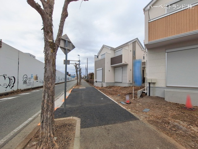 東京都八王子市宇津木町の新築戸建て外構写真 2026年1月19日撮影