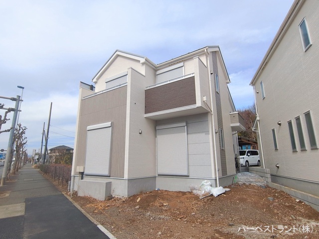 東京都八王子市宇津木町の新築戸建て外構写真 2026年2月19日撮影