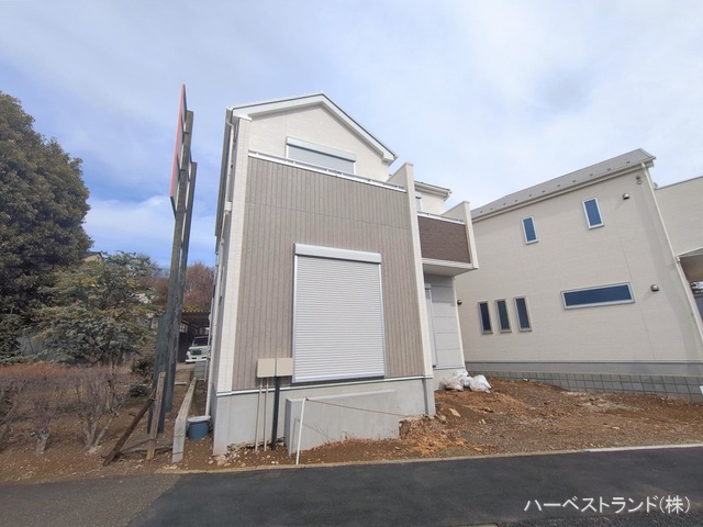 東京都八王子市宇津木町の新築戸建て外構写真 2026年2月19日撮影