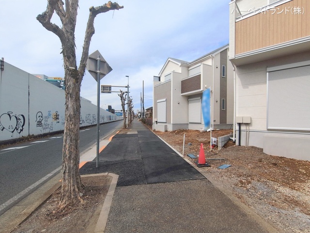 東京都八王子市宇津木町の新築戸建て外構写真 2026年2月19日撮影